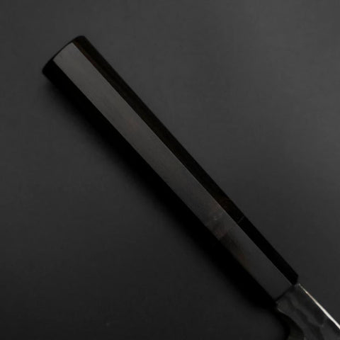 Yanagiba Blue Steel #2 Kurouchi Tsuchime Buffalo Ebony Handle 230mm