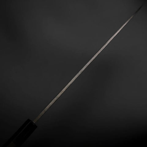 Yanagiba Blue Steel #2 Kurouchi Tsuchime Buffalo Ebony Handle 230mm
