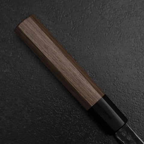 Yanagiba Blue Steel #2 Kurouchi Tsuchime Walnut Handle 165mm