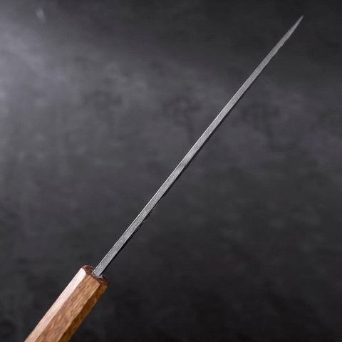 Yanagiba Blue Steel #2 Kurouchi Tsuchime Yaki Urushi Handle 200mm