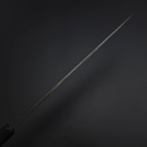 Yanagiba Blue Steel #2 Tsuchime Kurouchi Buffalo Ebony Handle 260mm