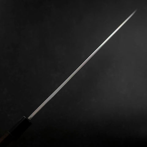 Yanagiba Blue Steel #1 Suminagashi Buffalo Ebony Handle With Sheath 330mm