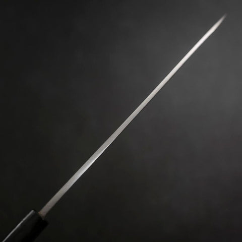 Yanagiba Blue Steel #2 Damascus Buffalo Ebony Handle 210mm