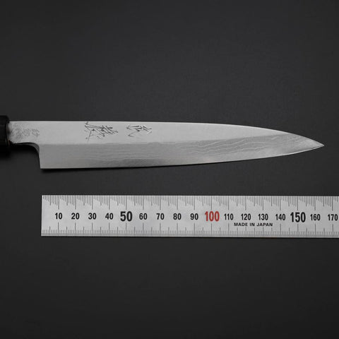 Yanagiba Blue Steel #2 Damascus Shitan Handle 180mm