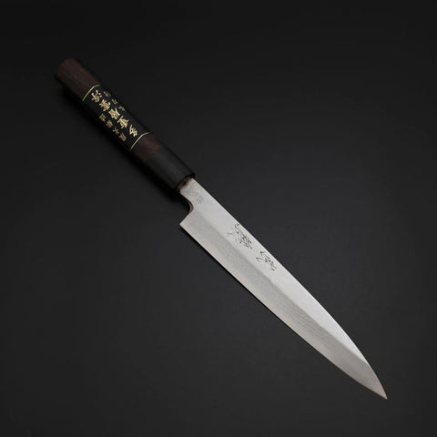Yanagiba Blue Steel #2 Damascus Shitan Handle 180mm
