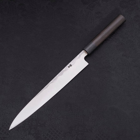 Yanagiba Blue Steel #2 Damascus Shitan Handle 240mm