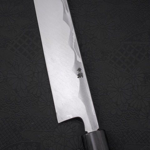 Yanagiba Blue Steel #2 Damascus Shitan Handle 300mm