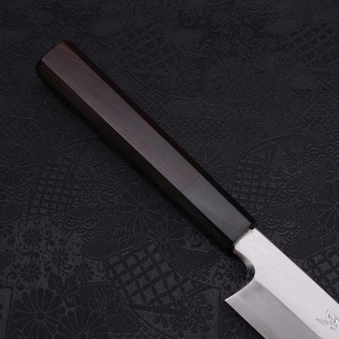 Yanagiba Blue Steel #2 Kasumi Buffalo Ebony Handle 300mm