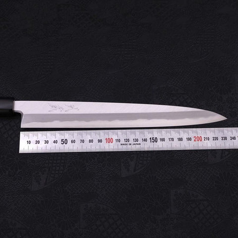 Yanagiba Blue Steel #2 Kasumi Buffalo Handle 240mm