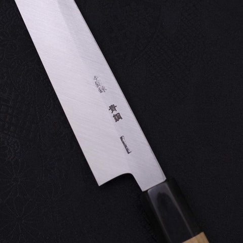 Yanagiba Blue Steel #2 Kasumi Buffalo Magnolia Handle 270mm