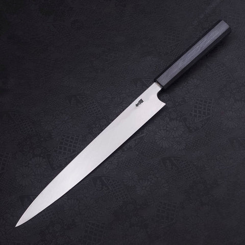 Yanagiba Blue Steel #2 Kasumi Dark-Blue Urushi Handle 270mm