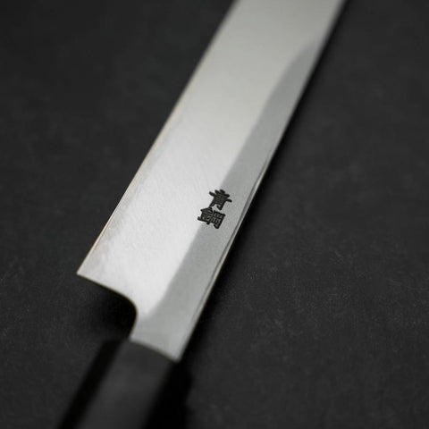 Yanagiba Blue Steel #2 Kasumi Walnut Handle 200mm