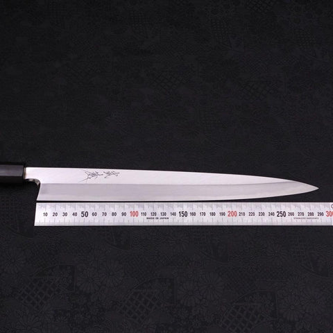Yanagiba Blue Steel #2 Kasumi Walnut Handle 300mm