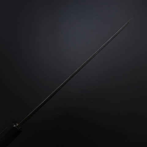 Yanagiba Blue Steel #2 Kurouchi Buffalo Ebony Handle 200mm