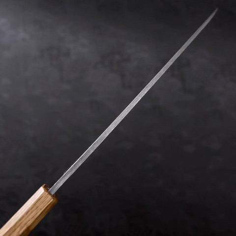 Yanagiba Blue Steel #2 Kurouchi Tsuchime Yaki Urushi Handle 240mm