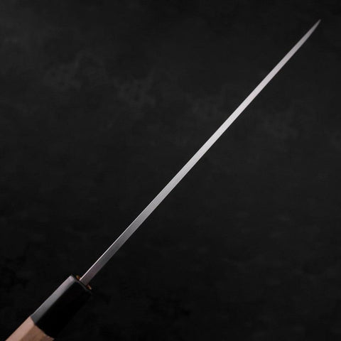 Yanagiba Blue Steel #2 Suminagashi Buffalo Magnolia Handle 260mm