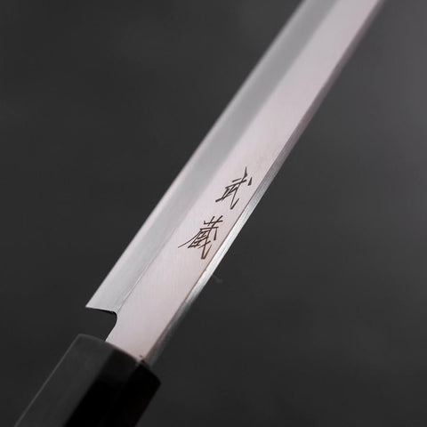 Yanagiba Left Hand AUS-10 Polished Buffalo Teak Handle 210mm