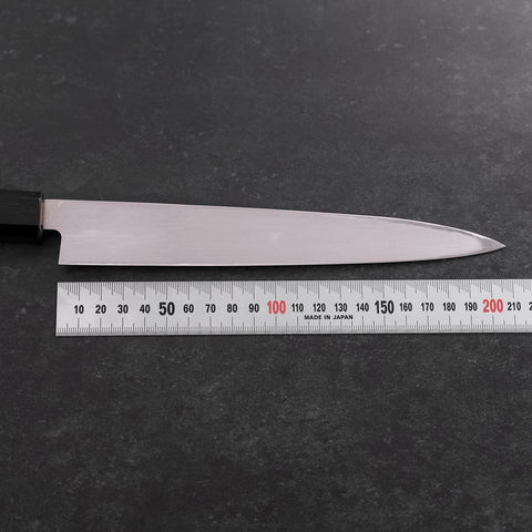 Yanagiba Left Hand AUS-10 Polished Buffalo Teak Handle 210mm