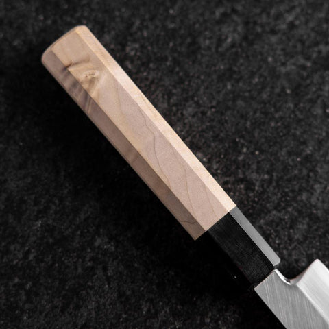 Yanagiba Izquierda Silver Steel #3 Kasumi Mango de Búfalo Magnolia  210mm