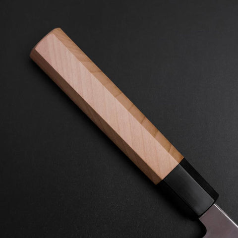 Yanagiba Left-Hand Silver Steel #3 Kasumi Buffalo Magnolia Handle 240mm