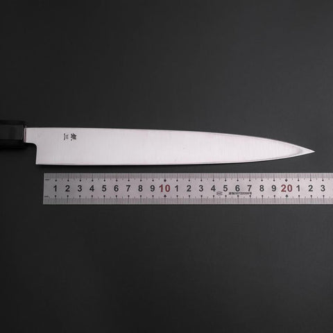 Yanagiba Left-Hand Silver Steel #3 Kasumi Buffalo Magnolia Handle 240mm