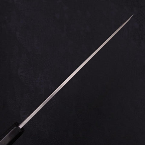 Yanagiba Silver Steel #3 Kasumi Buffalo Ebony Handle 240mm