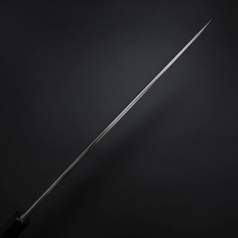 Yanagiba Silver Steel #3 Kasumi Buffalo Ebony Handle 300mm