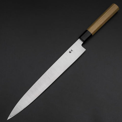 Yanagiba Silver Steel #3 Kasumi Buffalo Magnolia Handle 270mm