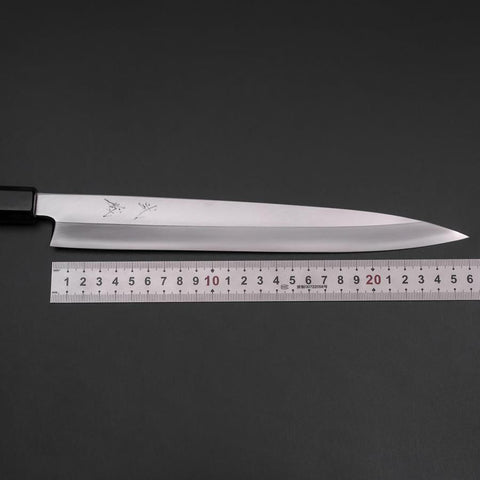 Yanagiba Silver Steel #3 Kasumi Buffalo Magnolia Handle 270mm