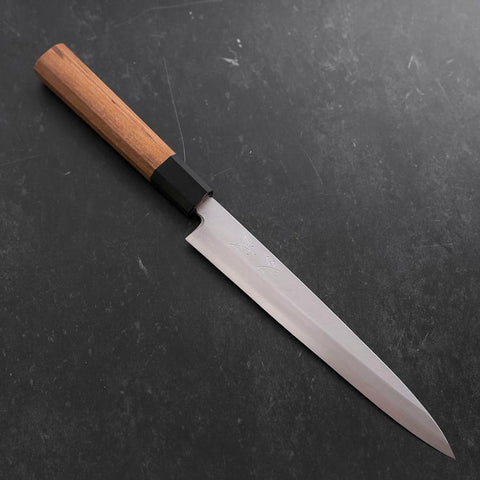 Yanagiba Silver Steel #3 Kasumi Buffalo Teak Handle 200mm