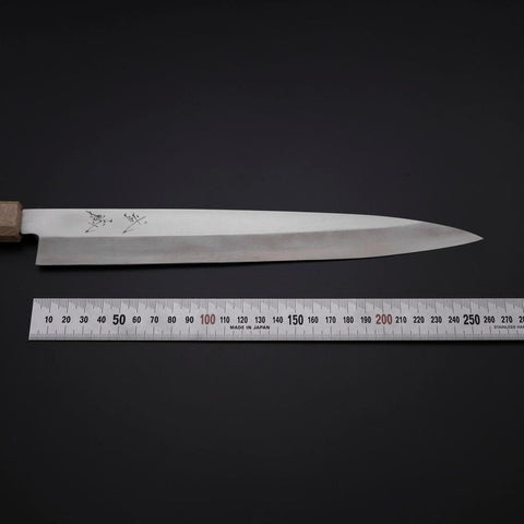 Yanagiba Silver Steel #3 Kasumi White Urushi Handle 260mm