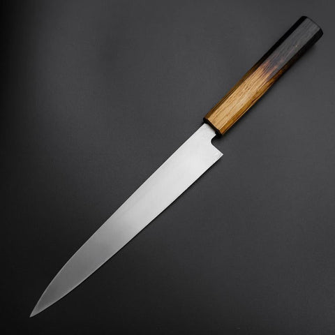 Yanagiba Silver Steel #3 Kasumi Yaki Urushi Handle 205mm