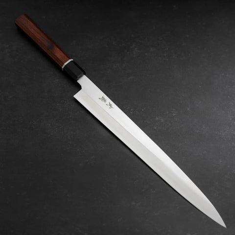 Yanagiba VG-10 Damascus Cherry Handle 300mm with Sheath