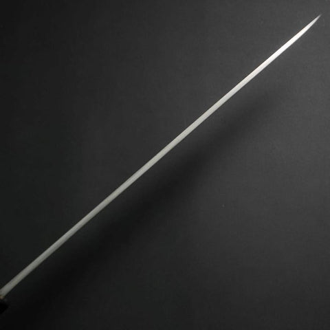 Yanagiba White Steel #2 Kasumi Chokin Dragon Buffalo Ebony Handle 240mm