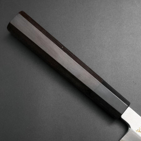 Yanagiba White Steel #2 Kasumi Chokin Dragon Buffalo Ebony Handle 240mm