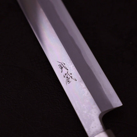 Yanagiba White Steel #1 Manico Ebano 300mm