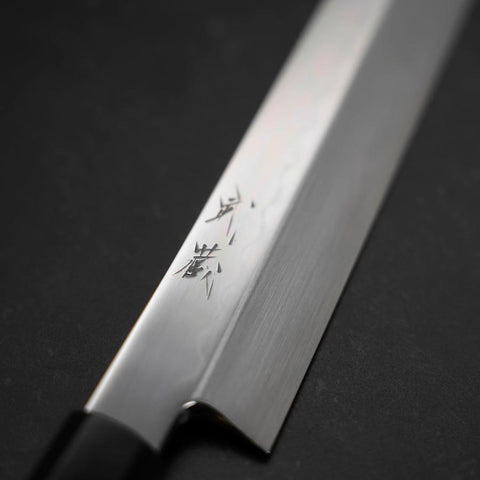 Yanagiba White Steel #2 Honyaki Buffalo Ebony Handle 270mm
