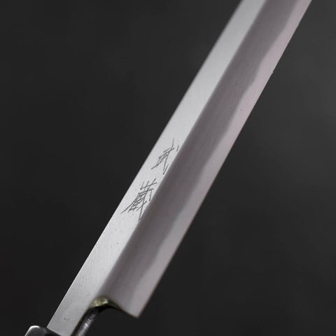 Yanagiba White Steel #2 Kasumi Buffalo Ebony Handle 270mm