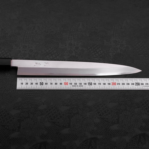 Yanagiba White Steel #2 Kasumi Buffalo Walnut Handle 270mm